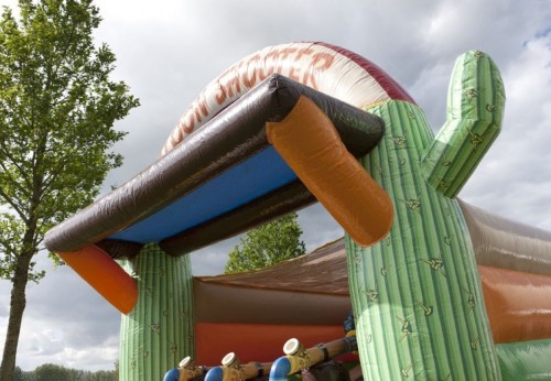 Schiettent western opblaasbaar